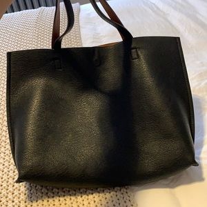 Street Level reversible leather tote bag